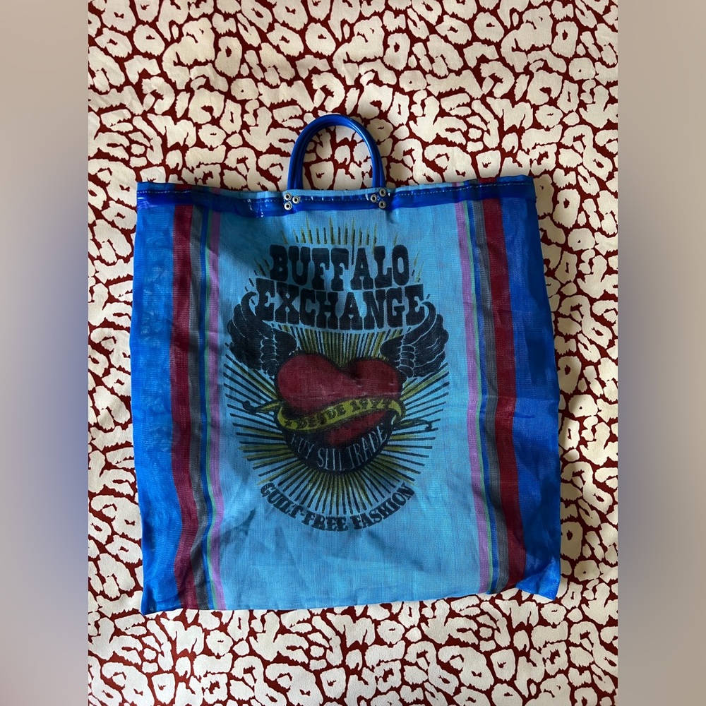 Buffalo Exchange Mexican Market Bag - Blue